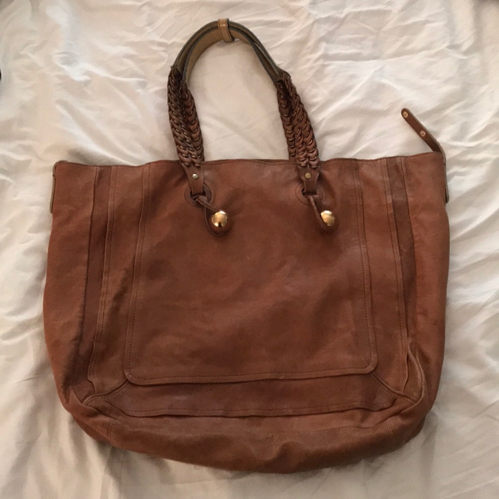 Chloe large leather tote bag